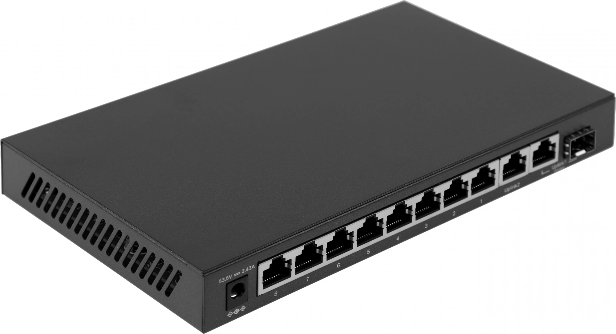 Коммутатор TP-Link TL-SG1210MP 9x1Гбит/с 1xКомбо(1000BASE-T/SFP) 8PoE+ 123W неуправляемый
