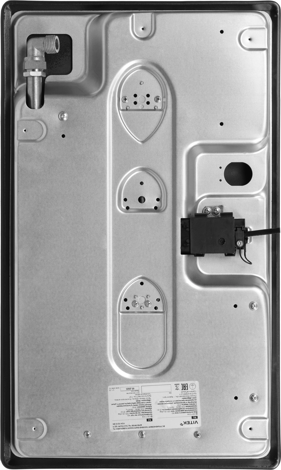 Газовая варочная поверхность Vitek VGH 3210 BK черный матовый