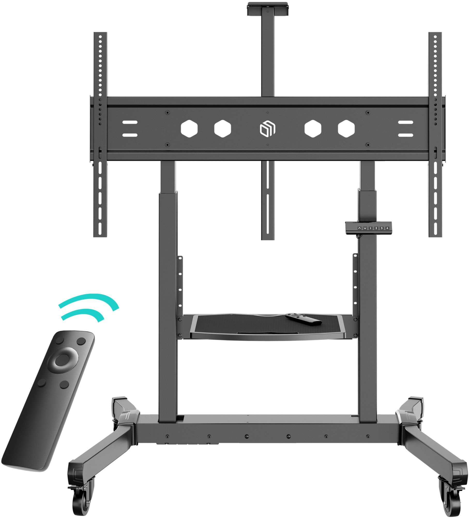 Стойка для телевизора Onkron TS1991 eLift черный 50"-100" макс.130кг напольный наклон (моторизованный лифт)