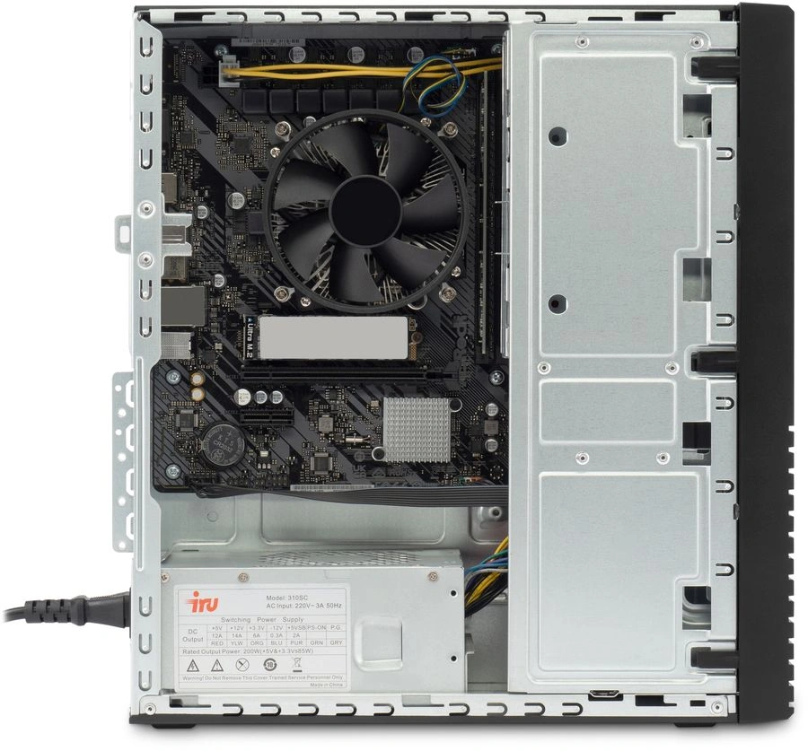 ПК IRU 310SC SFF PG G7400 (3.7) 8Gb SSD256Gb UHDG 710 Windows 11 Pro GbitEth 200W черный (2017903)