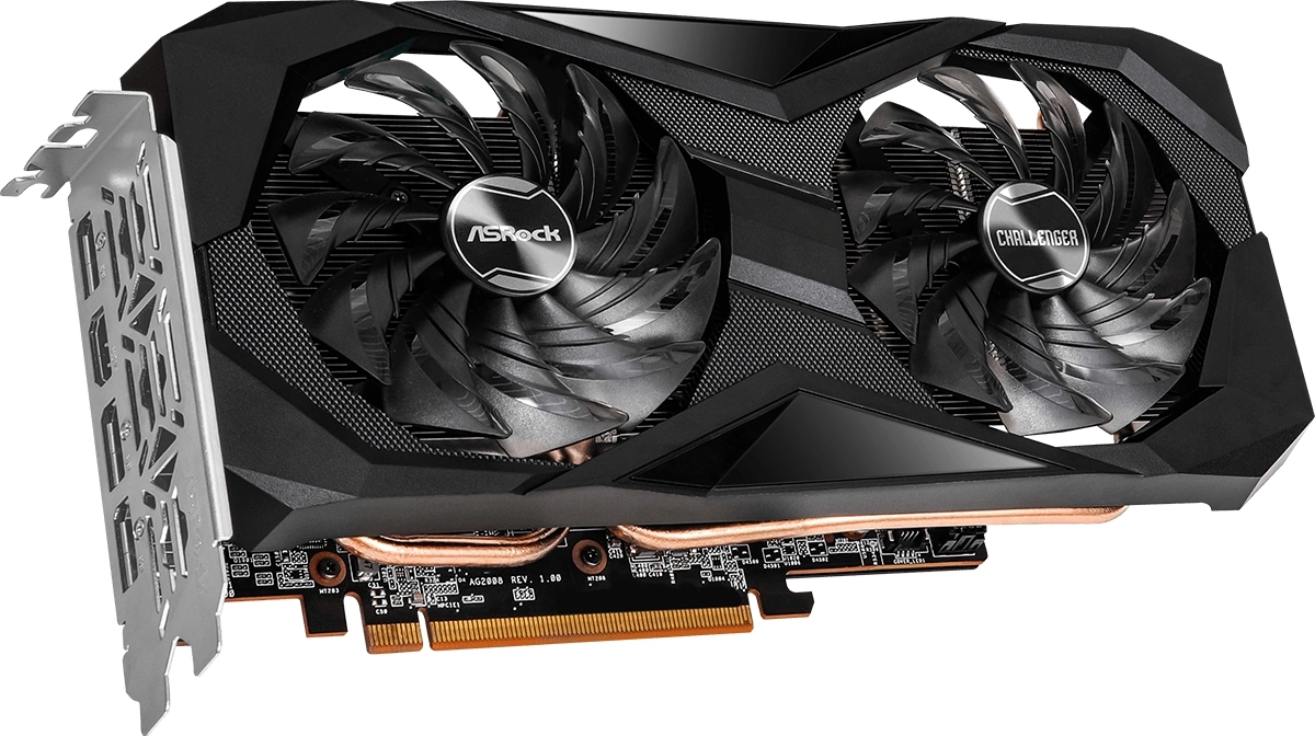 Видеокарта Asrock PCI-E 4.0 RX7600 CL 8GO AMD Radeon RX 7600 8Gb 128bit GDDR6 1770/18000 HDMIx1 DPx3 HDCP Ret
