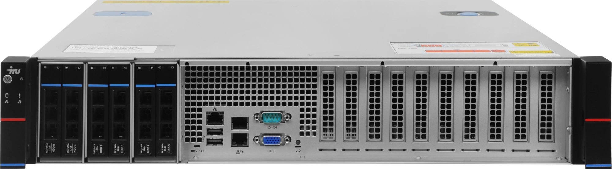 Сервер IRU Rock G2206IG3 2x4309Y 2x32Gb С621 AST2500 2xRJ45 2x800W w/o OS (2138950)