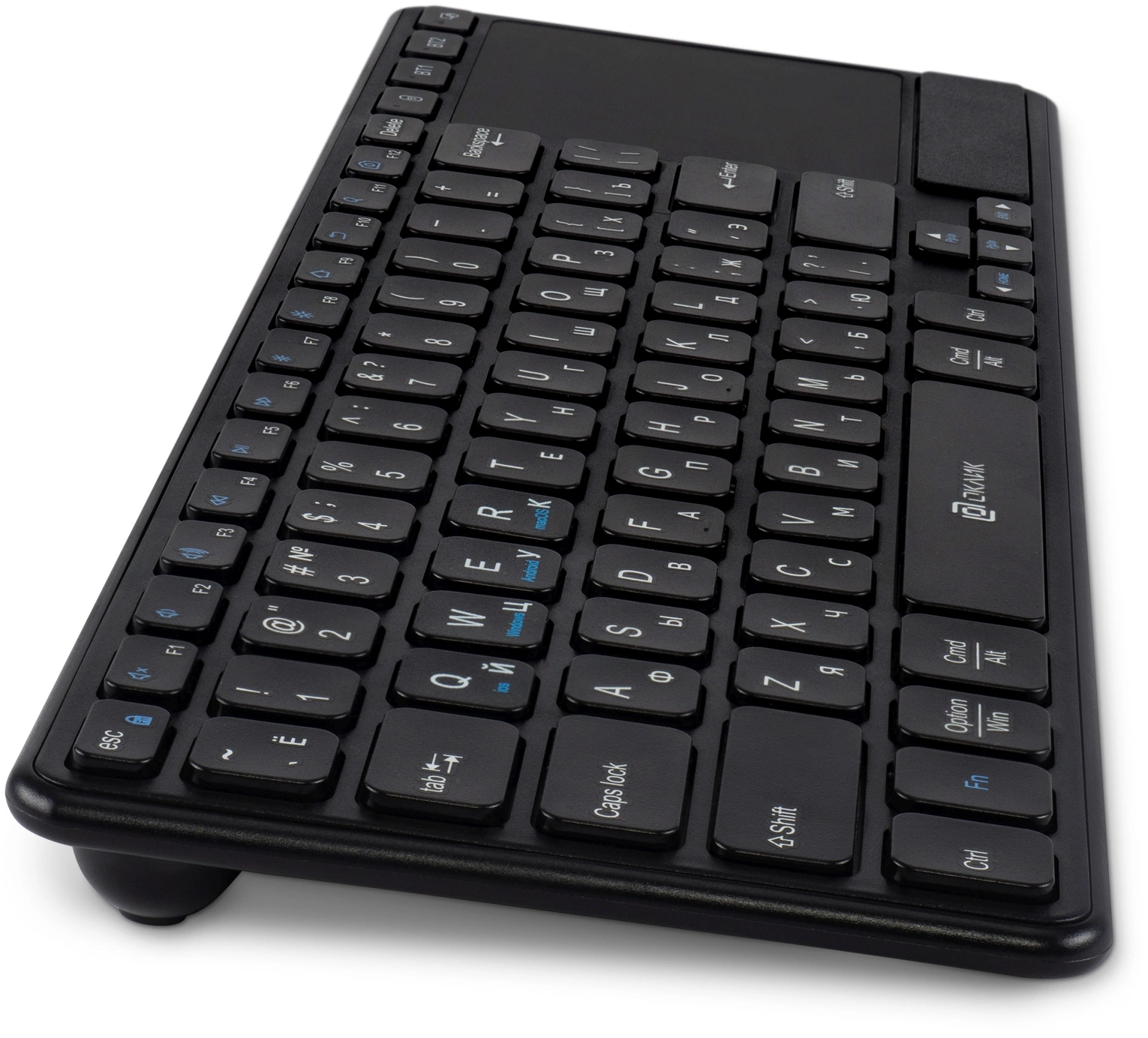 Клавиатура Оклик K614W черный USB беспроводная slim Multimedia Touch (1979327)