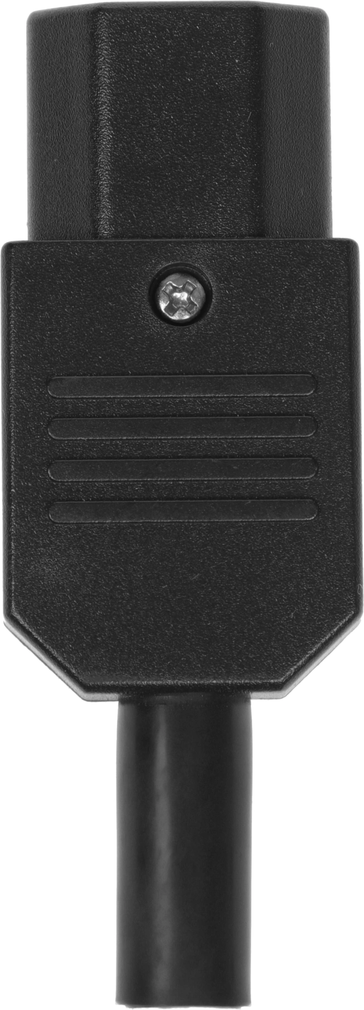 Вилка Lanmaster LAN-IEC-320-C13 (упак.:1шт) 1м черный