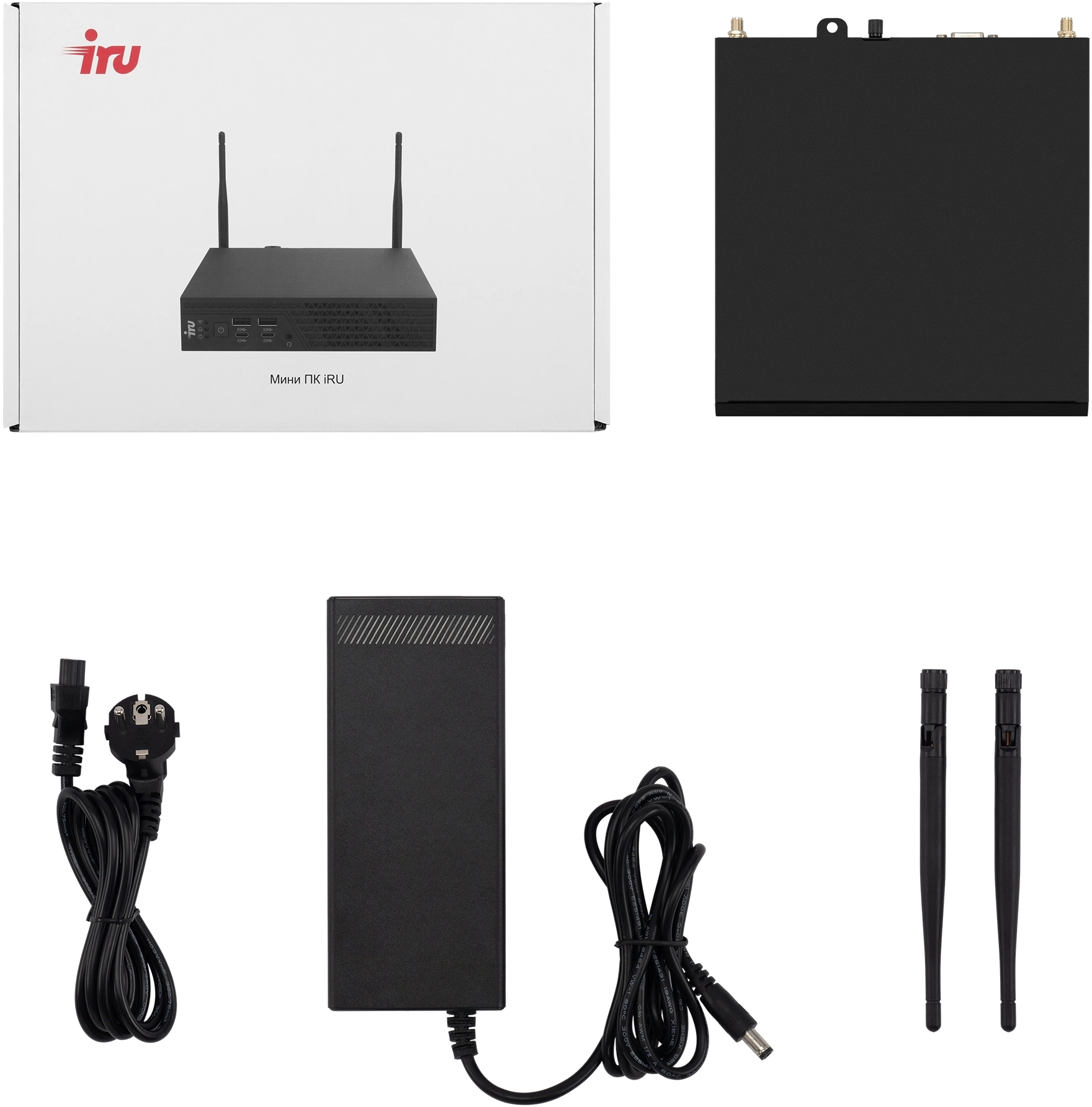 Неттоп IRU 310H6ITF i5 12400 (2.5) 16Gb SSD512Gb UHDG 730 без ОС GbitEth WiFi BT 90W черный (2031370)
