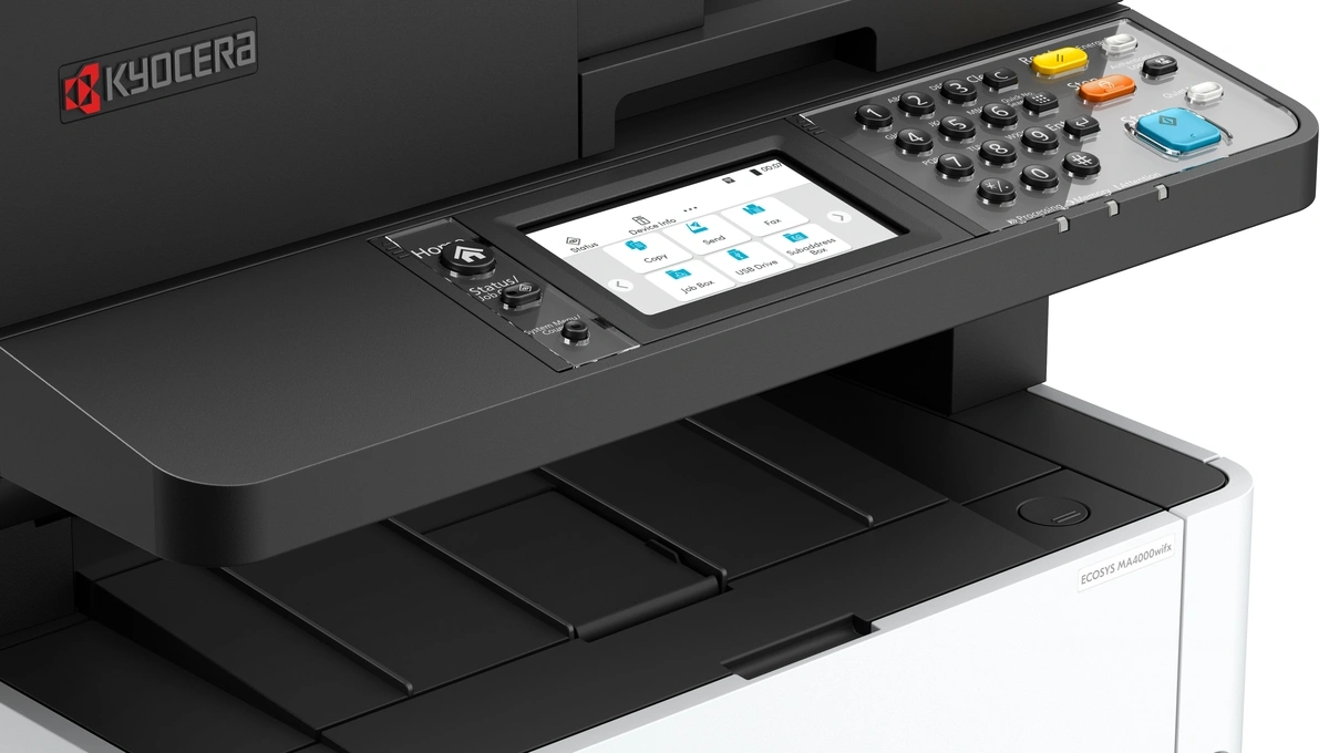 МФУ лазерный Kyocera Ecosys MA4000wifx (110C1D3NL0/110C1D3NL1) A4 Duplex WiFi белый