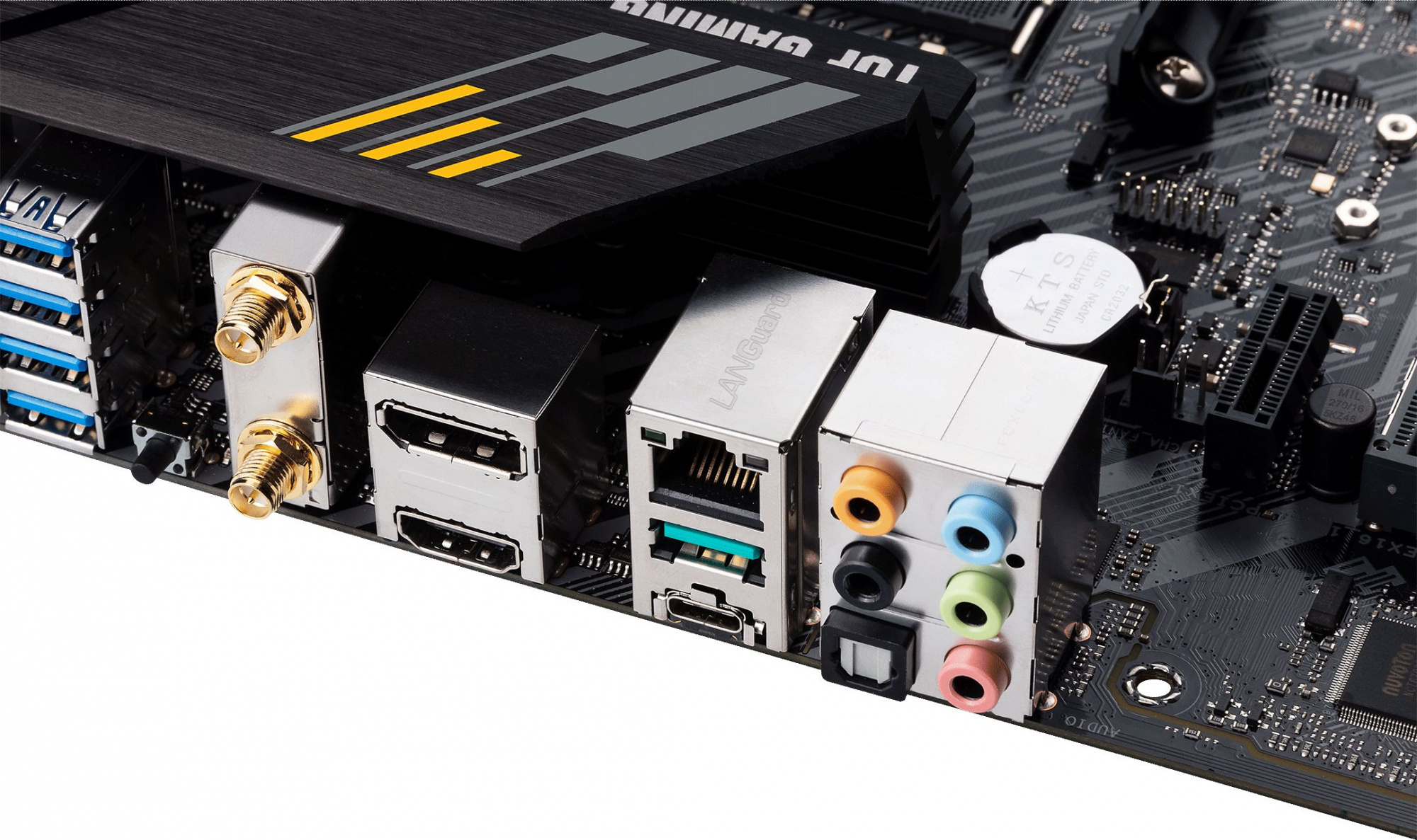 Материнская плата Asus TUF GAMING B550M-PLUS WIFI II Soc-AM4 AMD B550 4xDDR4 mATX AC`97 8ch(7.1) 2.5Gg RAID+HDMI+DP