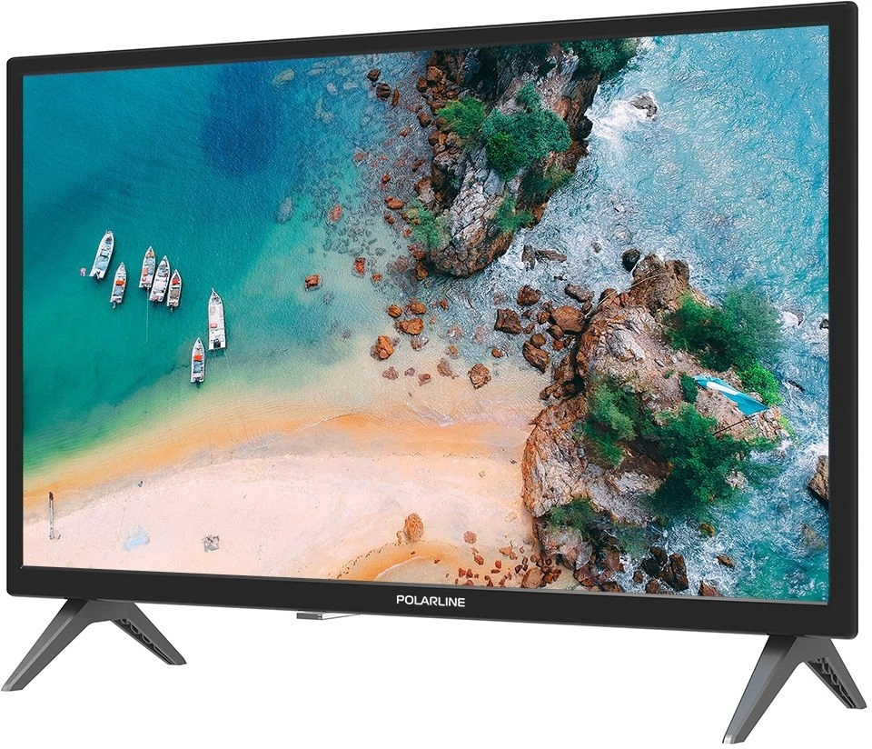 Телевизор LED PolarLine 24" 24PL12TC черный HD 60Hz DVB-T DVB-T2 DVB-C DVB-S2 USB WiFi (RUS)