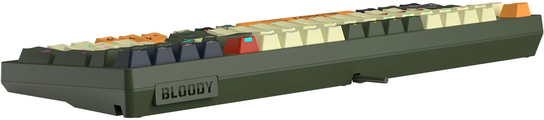 Клавиатура A4Tech S98 Aviator механическая зеленый USB for gamer LED кабель 1.8м