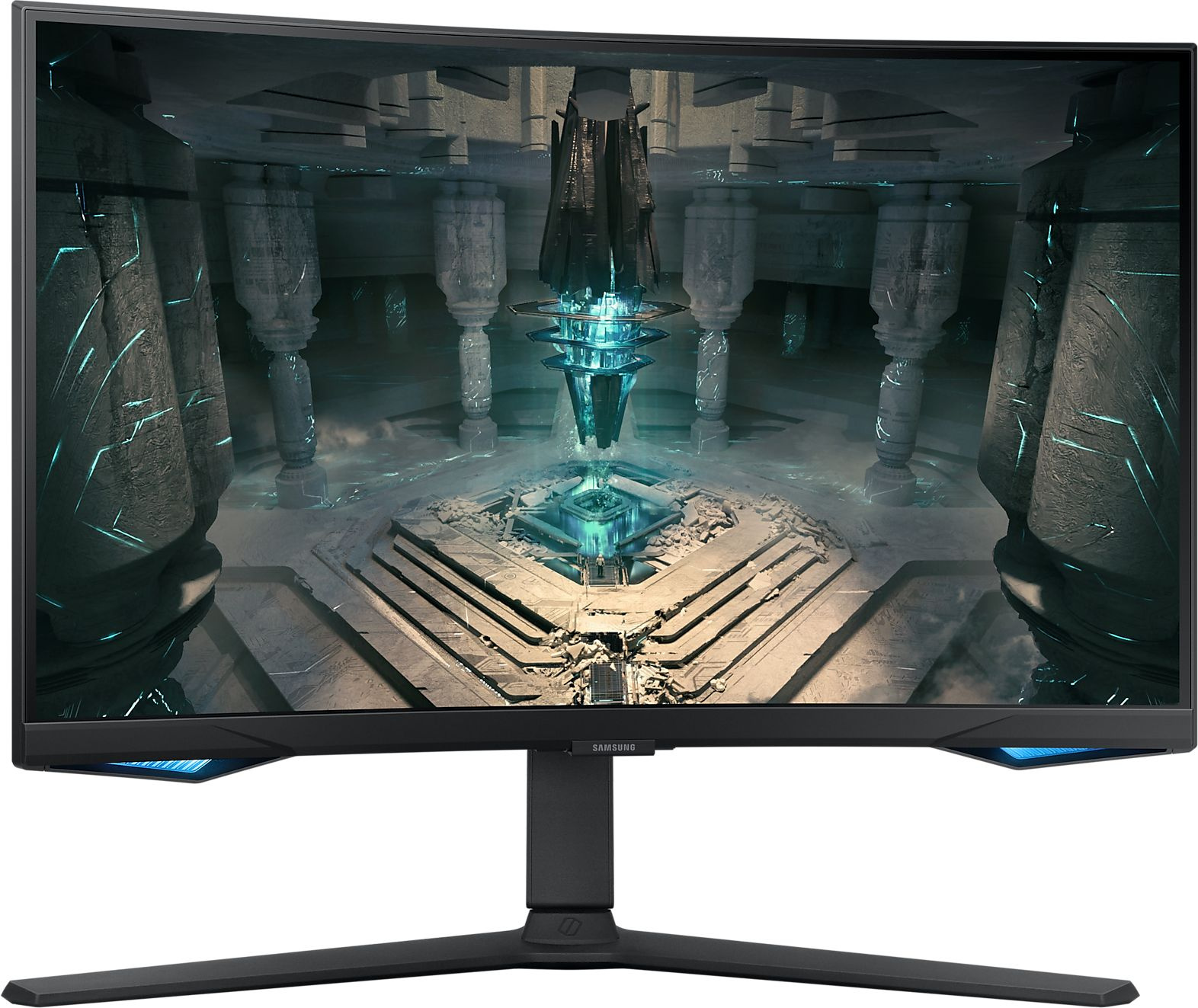 Монитор Samsung 27" Odyssey G6 S27BG650EI черный VA LED 16:9 HDMI M/M полуматовая HAS Piv 350cd 178гр/178гр 2560x1440 240Hz FreeSync Premium Pro DP QHD USB 6.4кг
