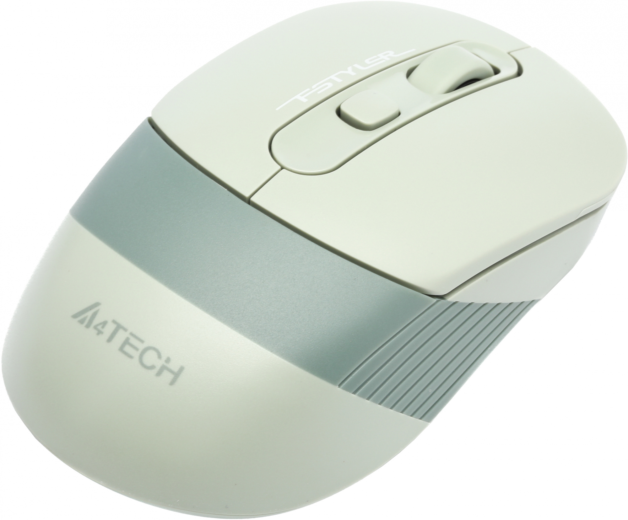 Мышь A4Tech Fstyler FB10C зеленый оптическая 2000dpi беспров. BT/Radio USB 4but (FB10C MATCHA GREEN)