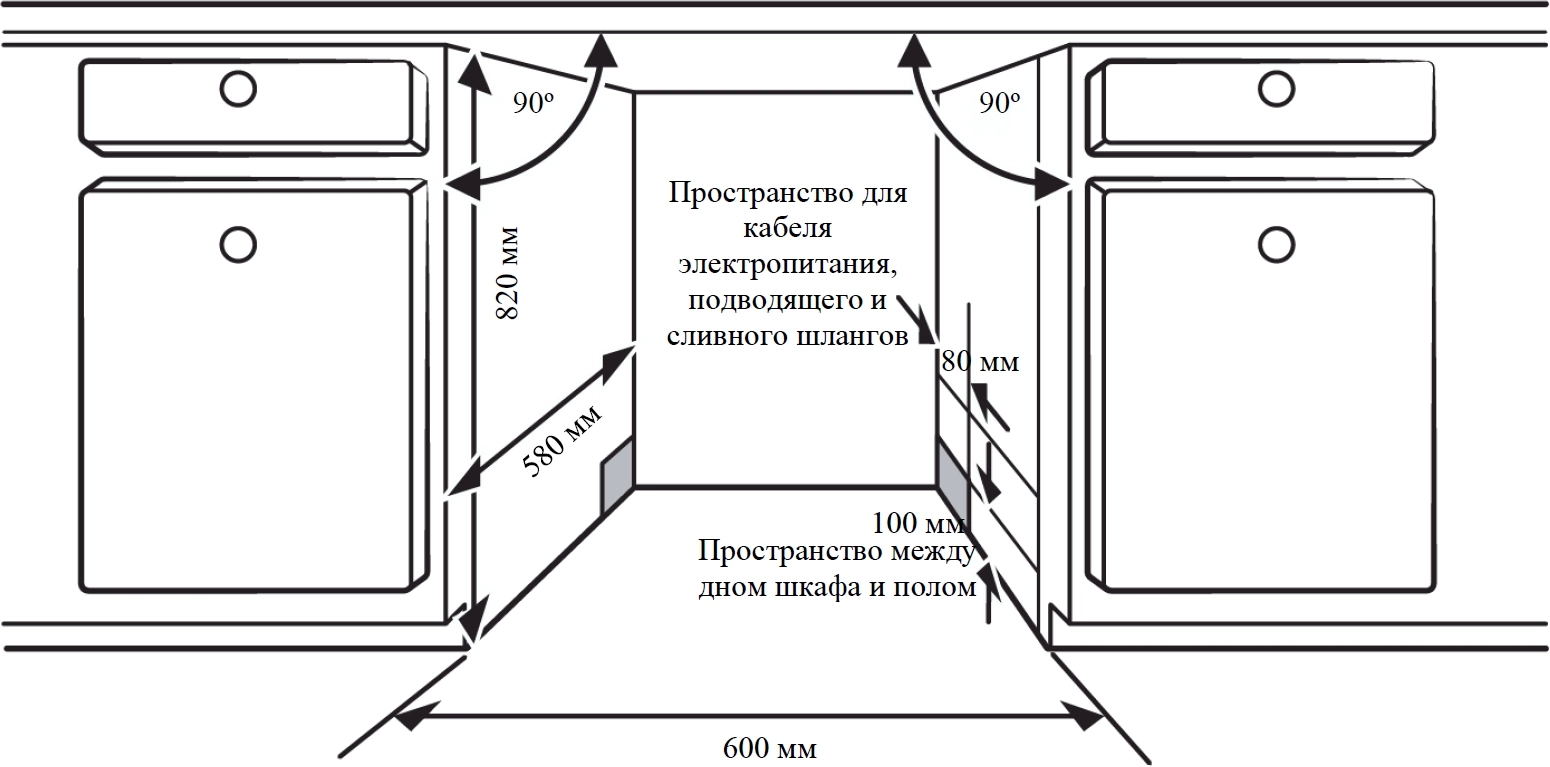 Посудомоечная машина встраив. Weissgauff BDW 6033 Wi-Fi Inverter Autoopen полноразмерная инвертер
