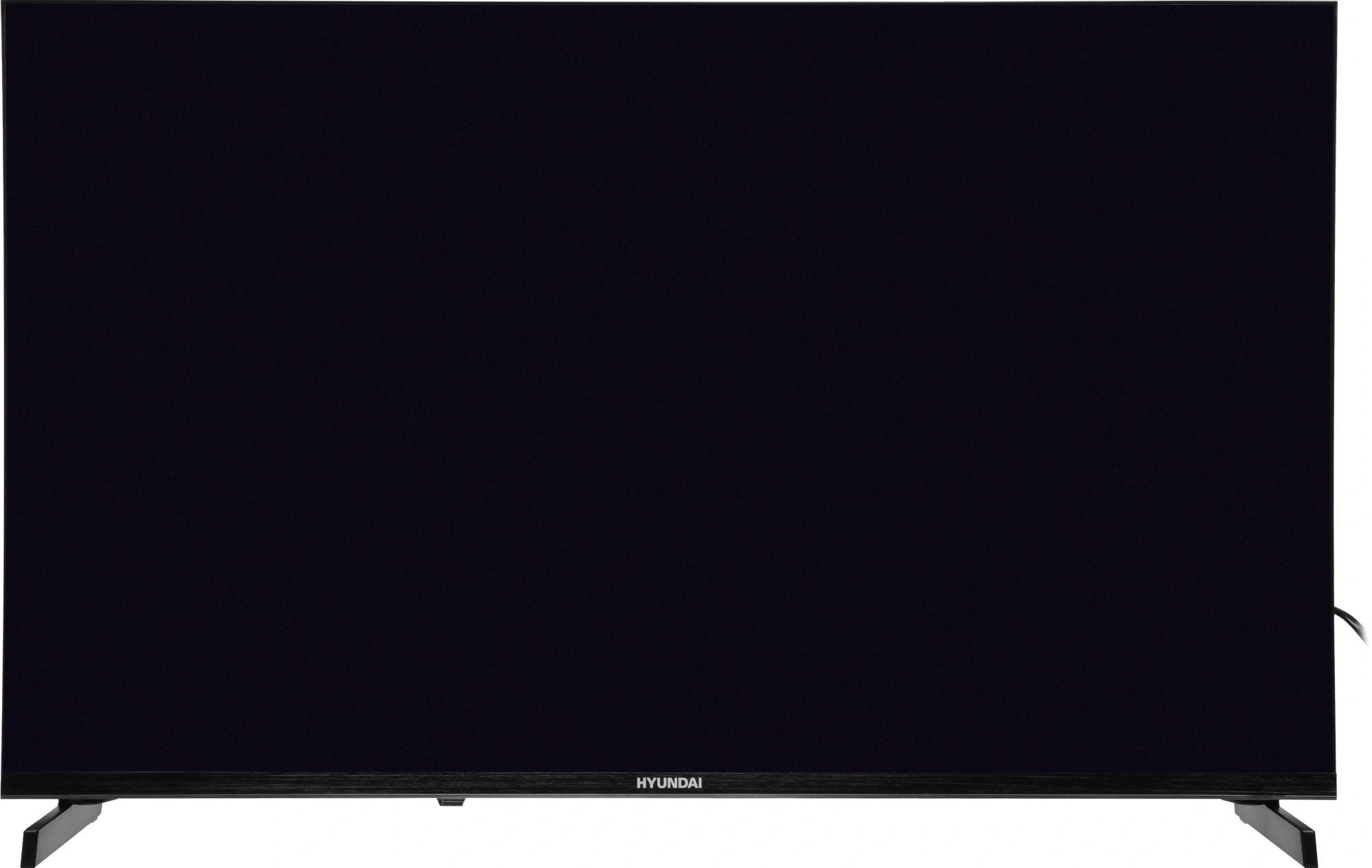 Телевизор LED Hyundai 32" H-LED32BS5011 Google TV Frameless Metal черный/черный HD 60Hz DVB-T DVB-T2 DVB-C DVB-S DVB-S2 USB WiFi Smart TV