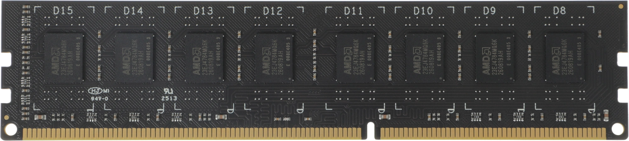 Память DDR3 8GB 1600MHz AMD R538G1601U2S-U RTL PC3-12800 CL11 DIMM 240-pin 1.5В single rank Ret
