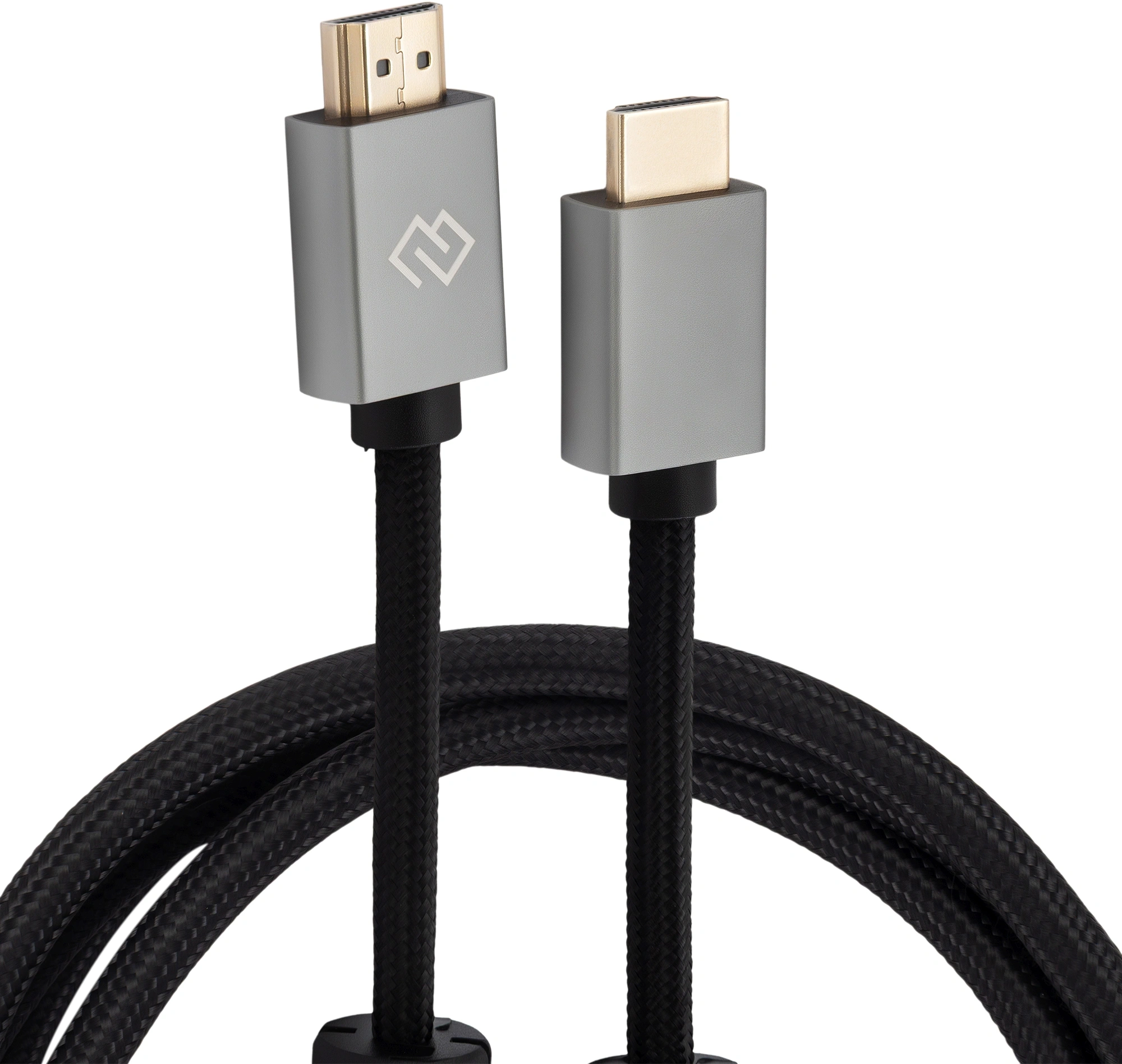 Кабель аудио-видео Digma HDMI (m)/HDMI (m) 1.5м. феррит.кольца позолоч.конт. черный (D-HDMI-2FF-V2.0-1.5M)