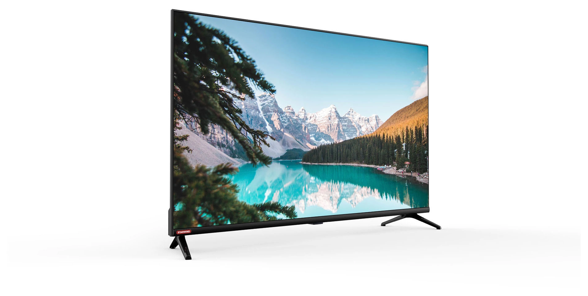 Телевизор LED Starwind 40" SW-LED40SG300 Яндекс.ТВ Frameless черный FULL HD 60Hz DVB-T DVB-T2 DVB-C DVB-S DVB-S2 USB WiFi Smart TV