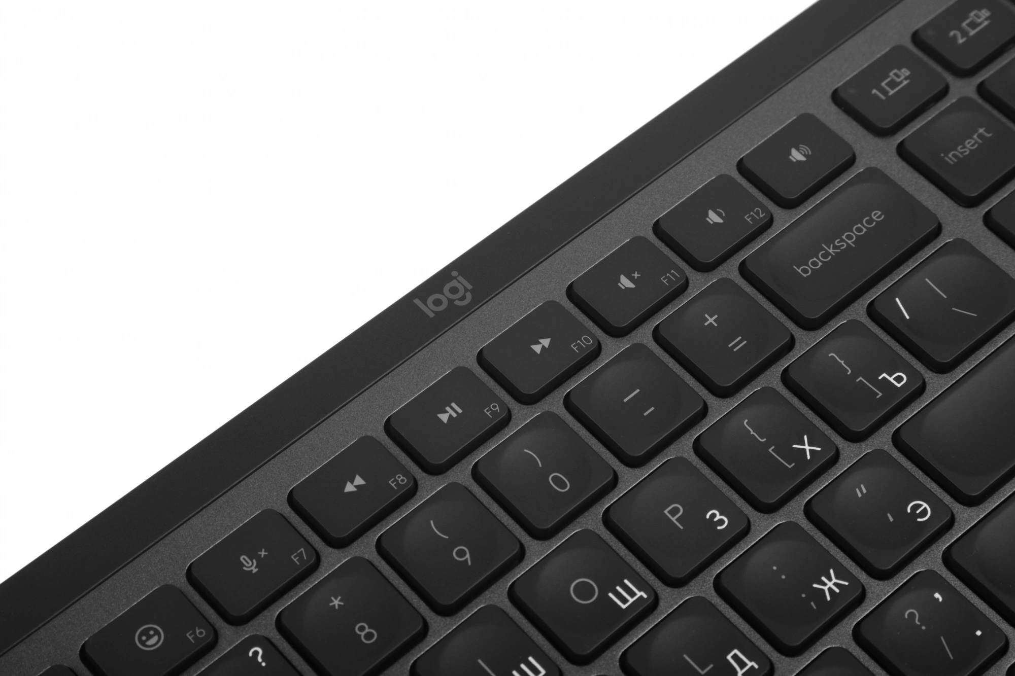 Клавиатура Logitech MX Keys S графитовый/черный USB беспроводная BT/Radio LED (920-011600)