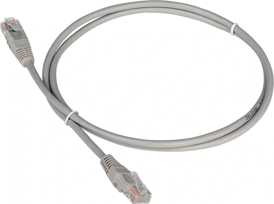Патч-корд Lanmaster TWT-45-45-2.0-GY UTP RJ-45 вил.-вилка RJ-45 кат.5E 2м серый ПВХ (уп.:1шт)