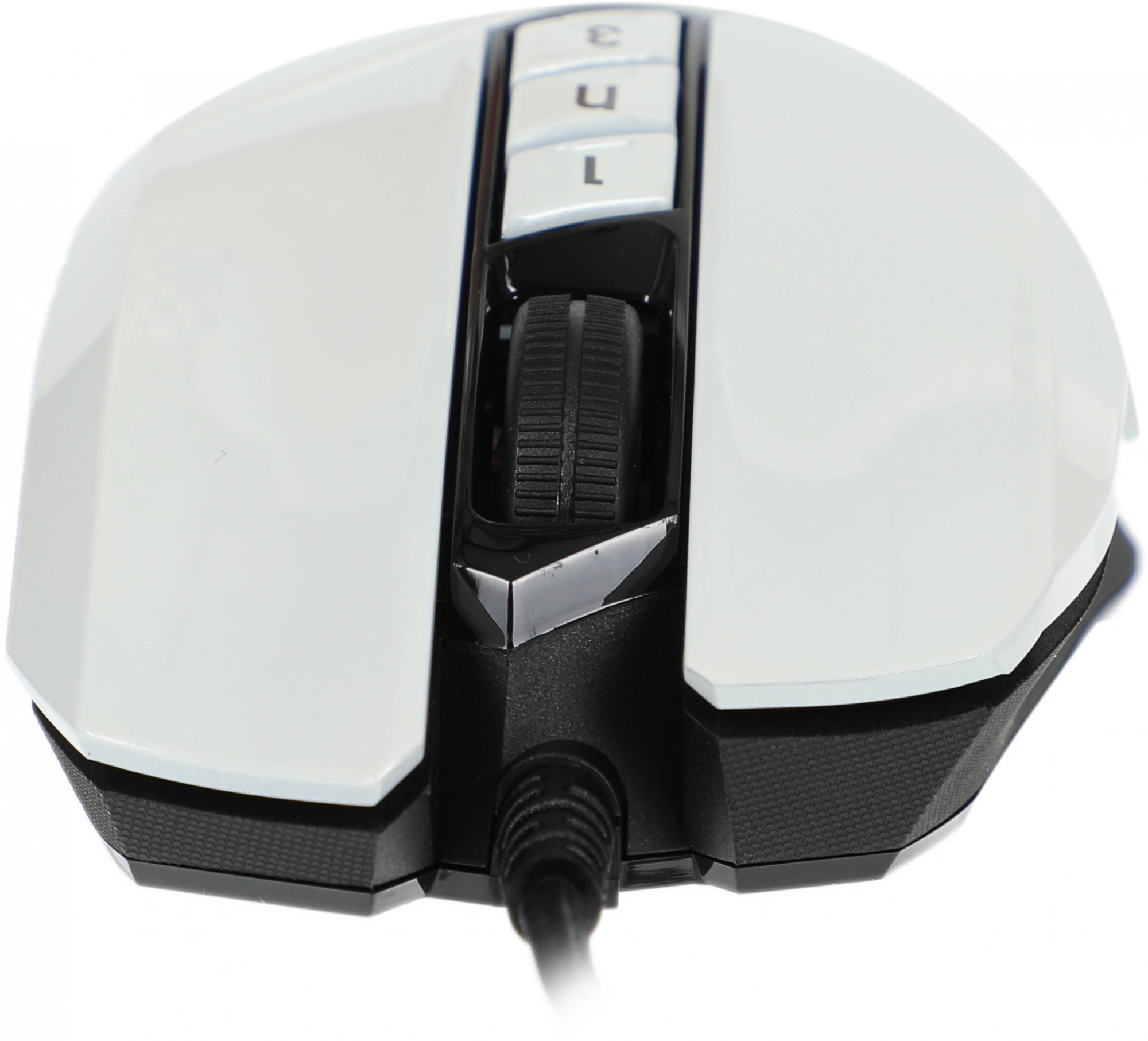 Мышь A4Tech Bloody W60 Max белый оптическая 10000dpi USB 10but (W60 MAX (PANDA WHITE))