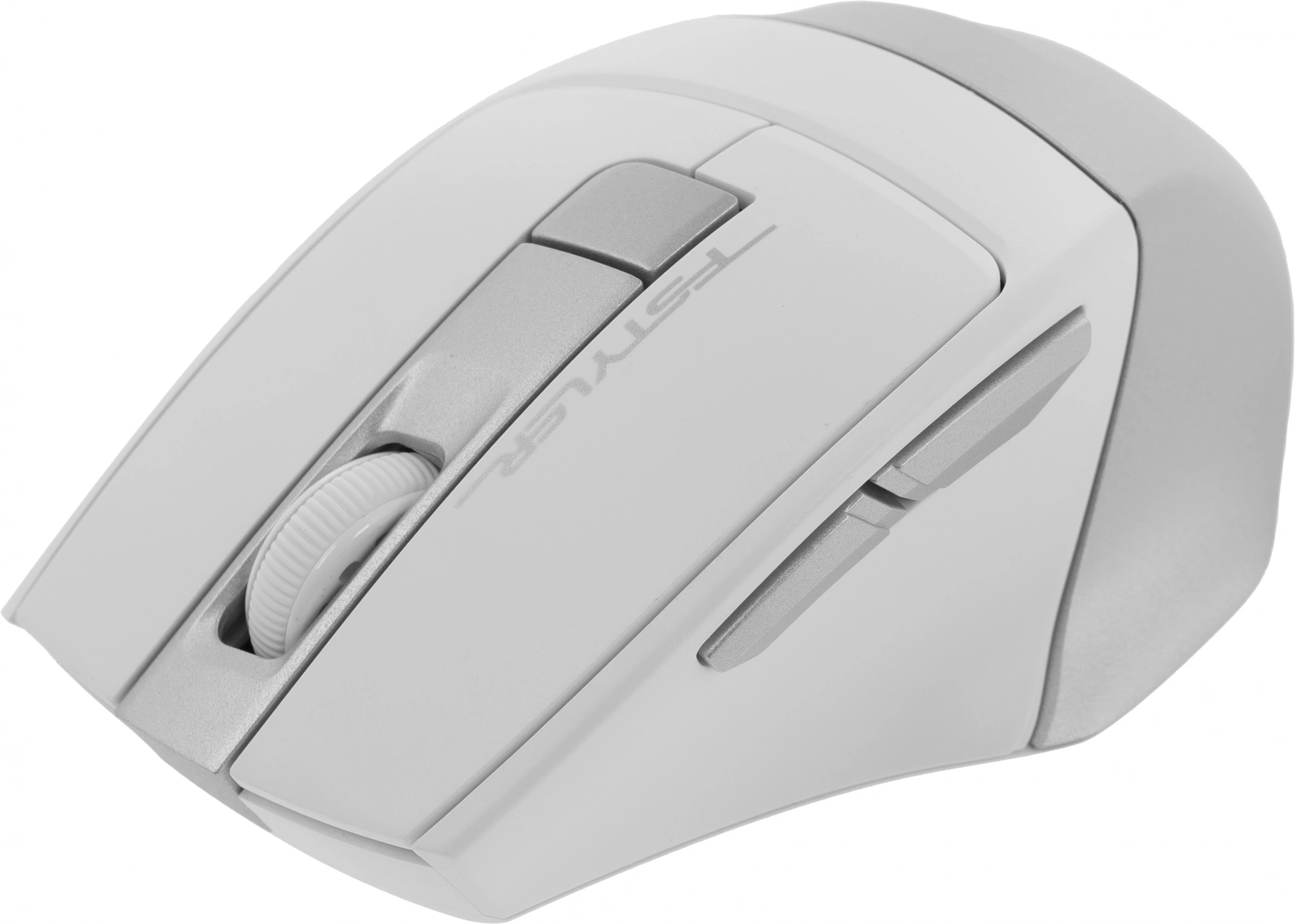 Мышь A4Tech Fstyler FG35 серебристый/белый оптическая 2000dpi беспров. USB 6but (FG35 SILVER)