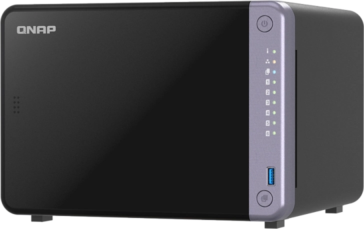 Сетевое хранилище NAS Qnap TS-632X-4G 6-bay настольный Alpine AL-524
