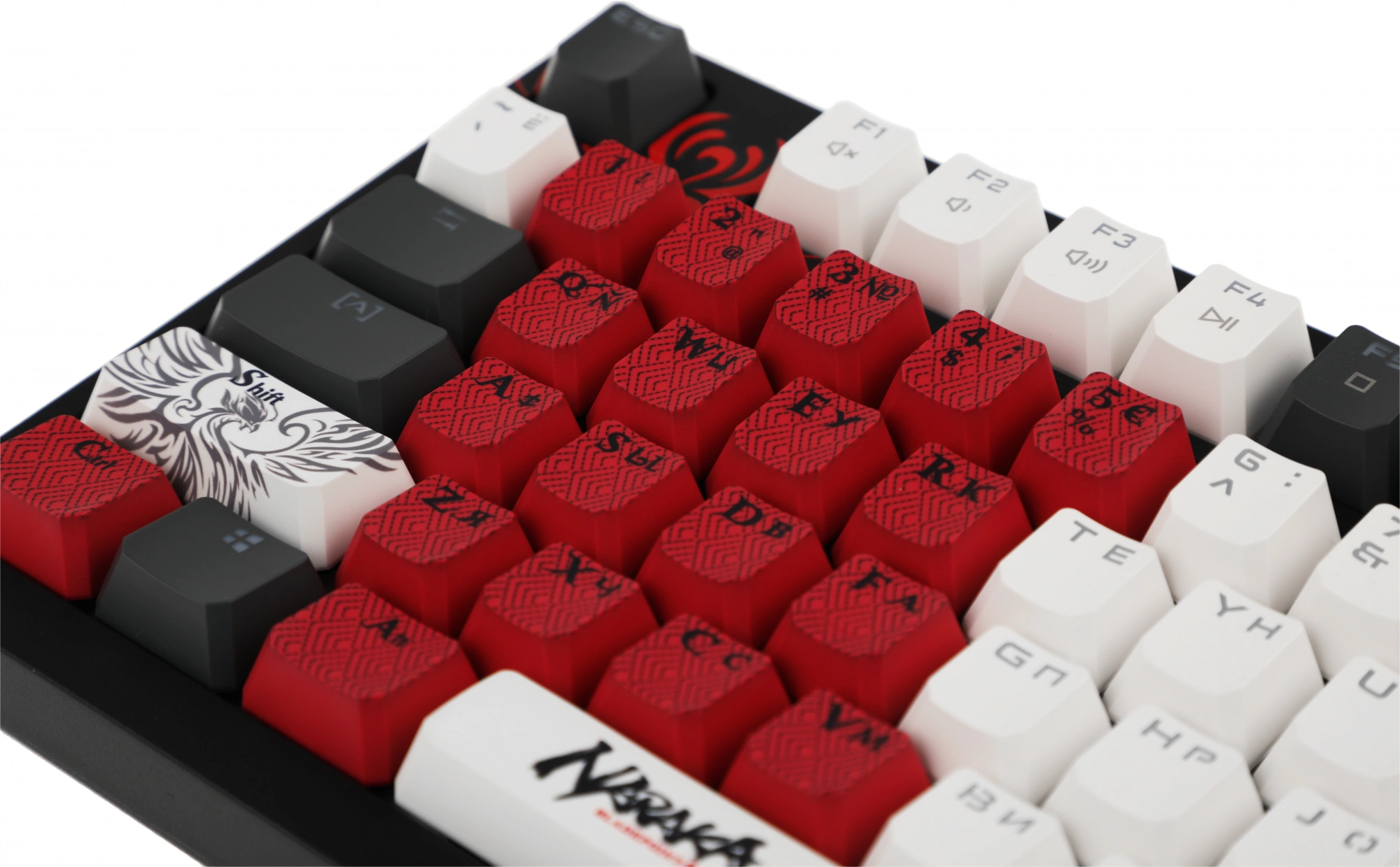 Клавиатура A4Tech S98 Naraka механическая черный/красный USB for gamer LED (S98 NARAKA BLMS RED PLUS) кабель 1.8м