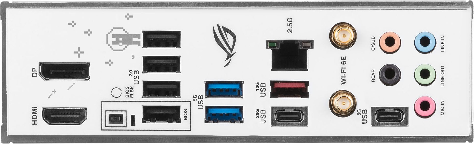 Материнская плата Asus ROG STRIX B760-G GAMING WIFI Soc-1700 Intel B760 4xDDR5 mATX AC`97 8ch(7.1) 2.5Gg RAID+HDMI+DP