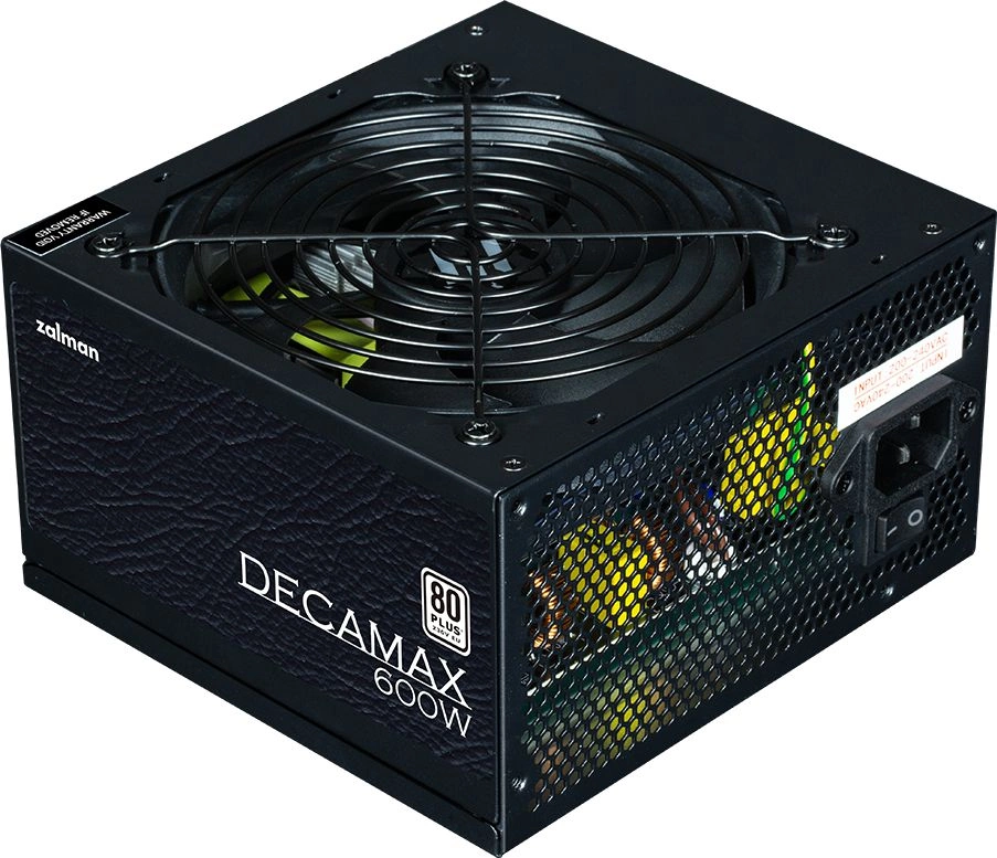 Блок питания Zalman ATX 600W ZM600-LX3 80+ white (20+4pin) APFC 120mm fan 5xSATA RTL