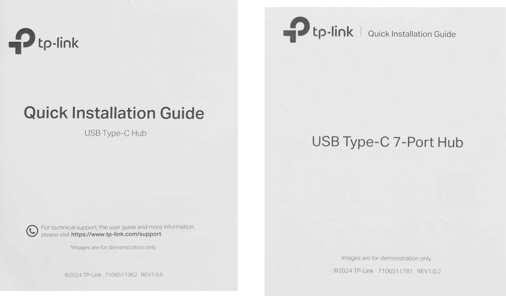 Разветвитель USB-C TP-Link UH7020C 2порт. серый
