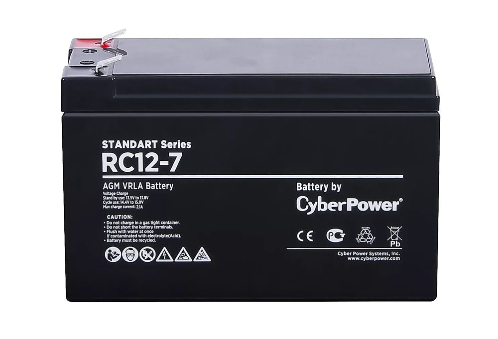 Аккумуляторная батарея CyberPower RC 12-7 / 12 В 7 Ач