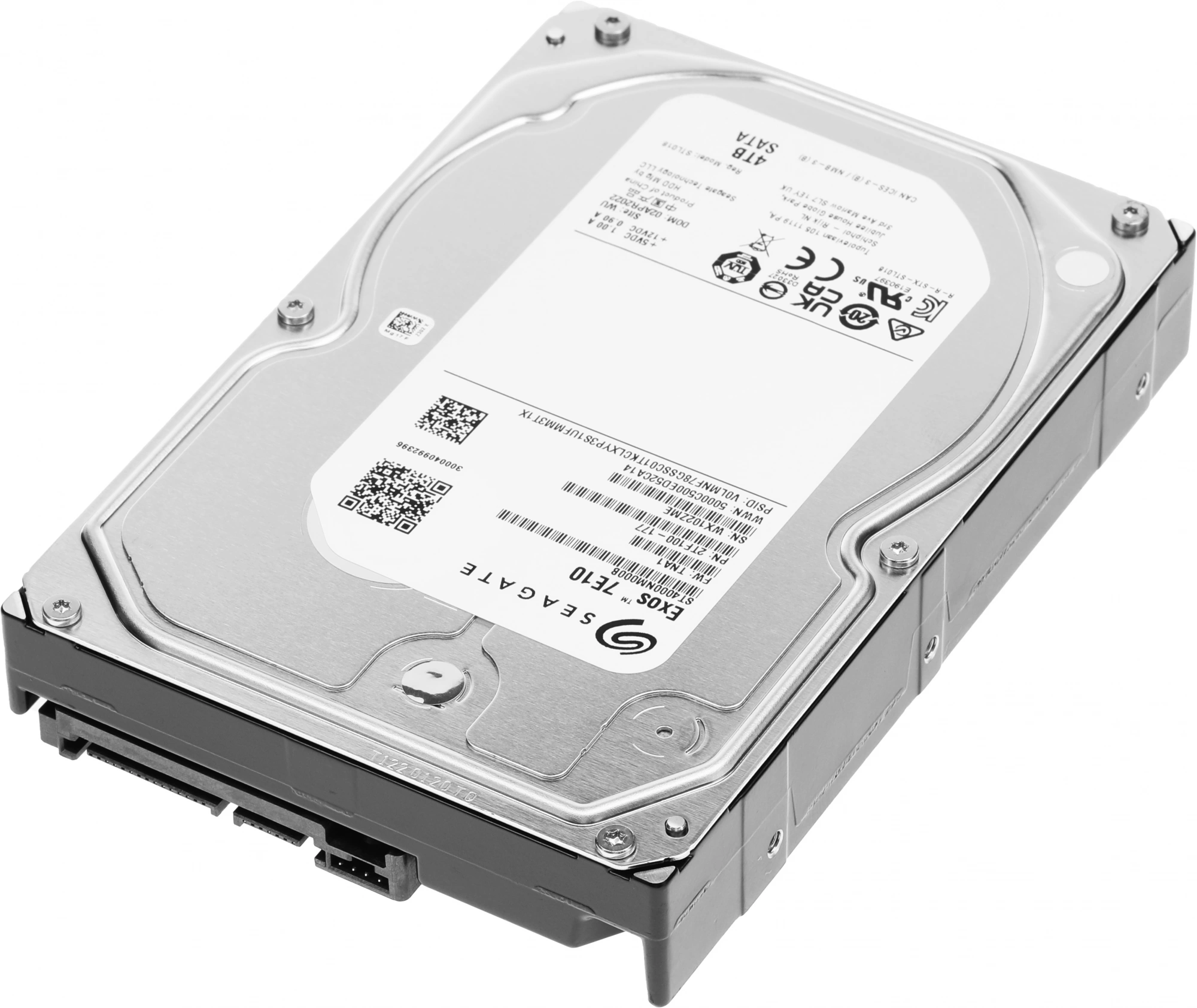 Жесткий диск Seagate SATA-III 4TB ST4000NM000B Server Exos 7E10 512N (7200rpm) 256Mb 3.5"