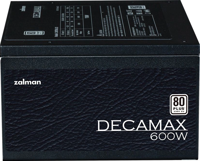 Блок питания Zalman ATX 600W ZM600-LX3 80+ white (20+4pin) APFC 120mm fan 5xSATA RTL