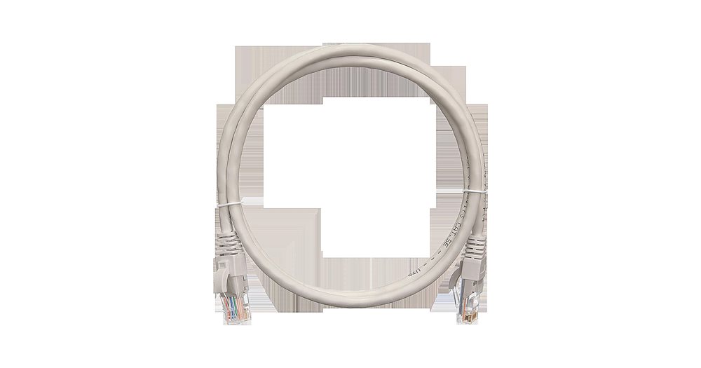 NMC-PC4UD55B-150-C-GY - Коммутационный шнур NIKOMAX U/UTP 4 пары, Кат.5е (Класс D), 100МГц, 2хRJ45/8P8C, T568B, заливной, с защитой защелки, многожильный, BC (чистая медь), 24AWG (7х0,205мм), LSZH нг(А)-HFLTx, серый, 10м