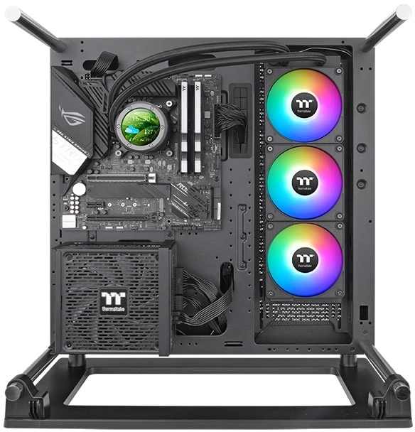Система водяного охлаждения Thermaltake TH360 V2 Ultra EX ARGB Soc-AM5/AM4/1200/1700/1851 черный 4-pin 28.5dB Al LCD Ret (CL-W415-PL12SW-A)