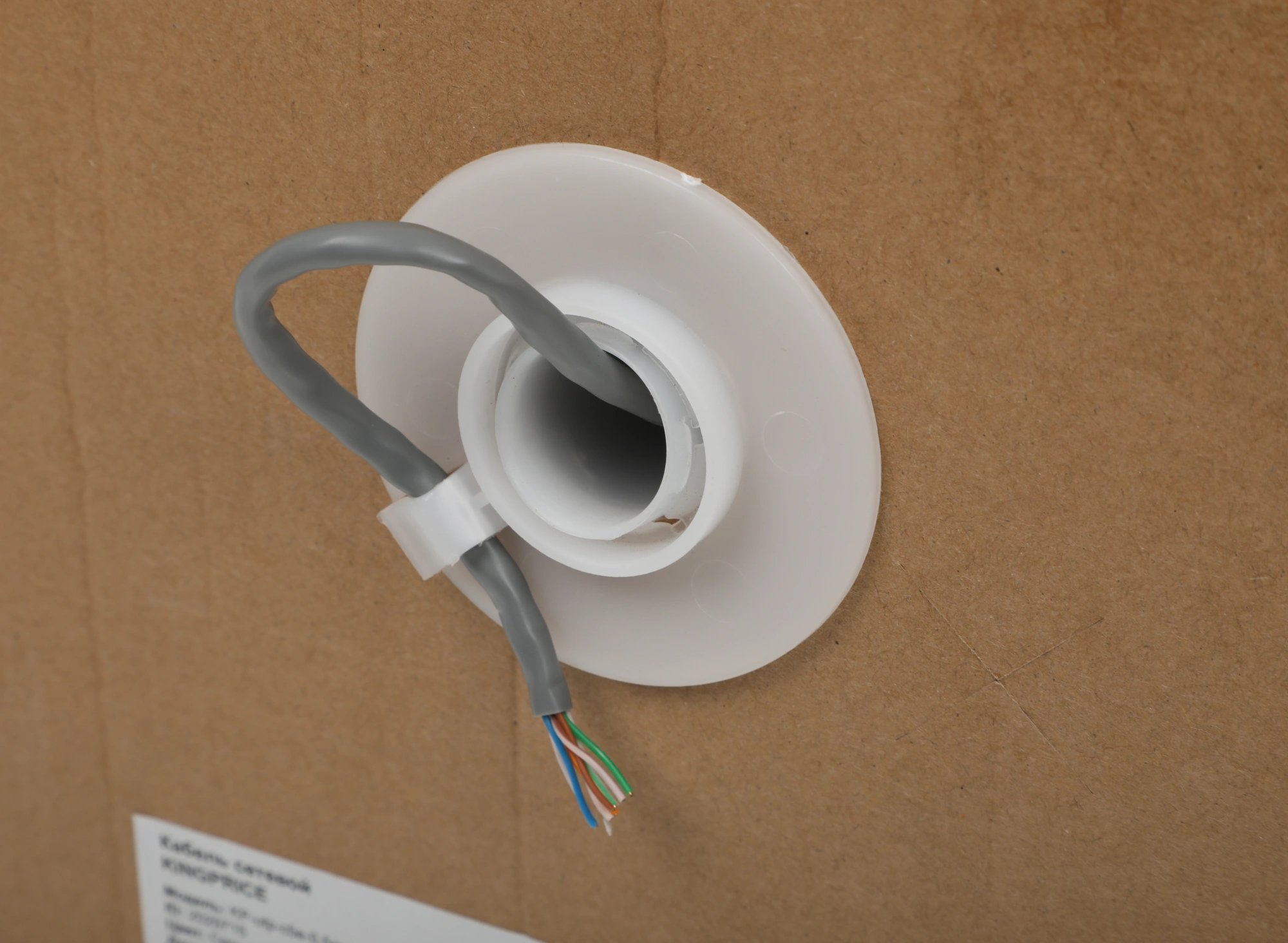 Кабель сетевой KingPrice KP-utp-c5e-0.5mm-CU-305m UTP 4 пары cat.5E solid 0.50мм Cu 305м серый