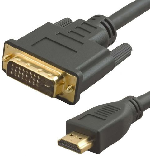 Кабель аудио-видео Lazso WH-141 HDMI (m)/DVI-D (m) 20м. позолоч.конт. черный (WH-141(20M))