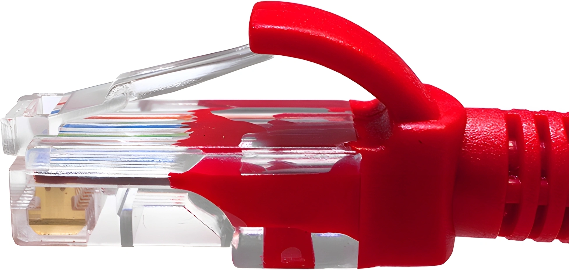 Патч-корд Suprlan 10-0154 UTP RJ-45 вил.-вилка RJ-45 кат.5E 3м красный LSZH 26AWG