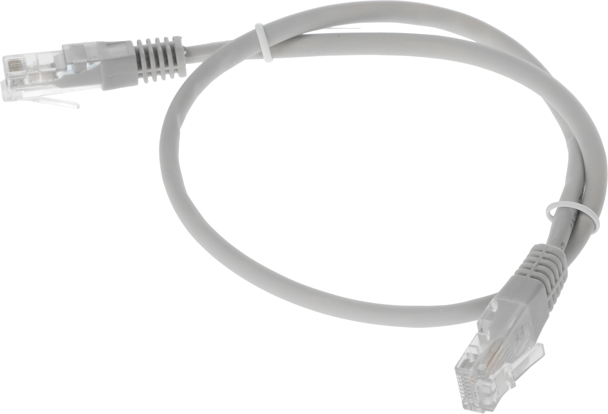 Патч-корд Rexant 18-8001 UTP RJ-45 вил.-вилка RJ-45 кат.5E 0.5м серый LSZH