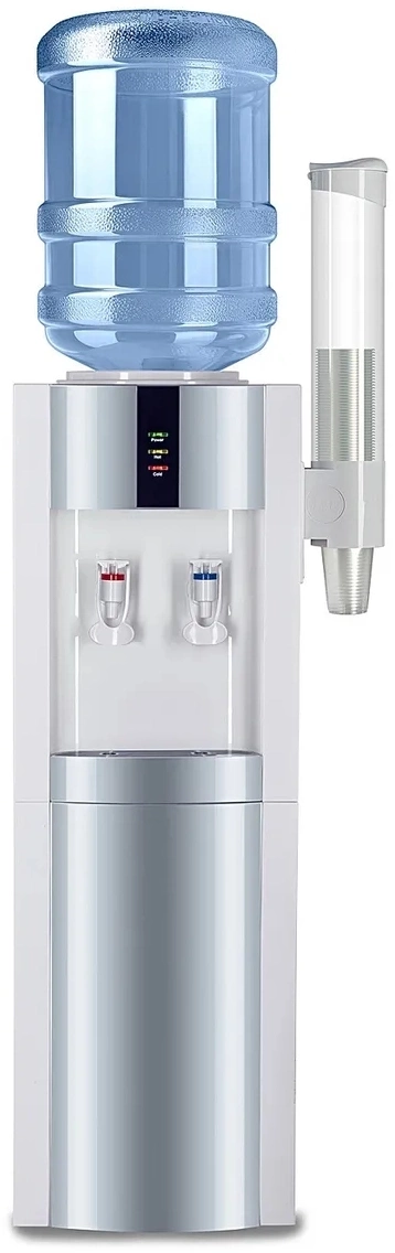 Кулер AEL LD-AEL-47c напольный электронный голубой/серебристый