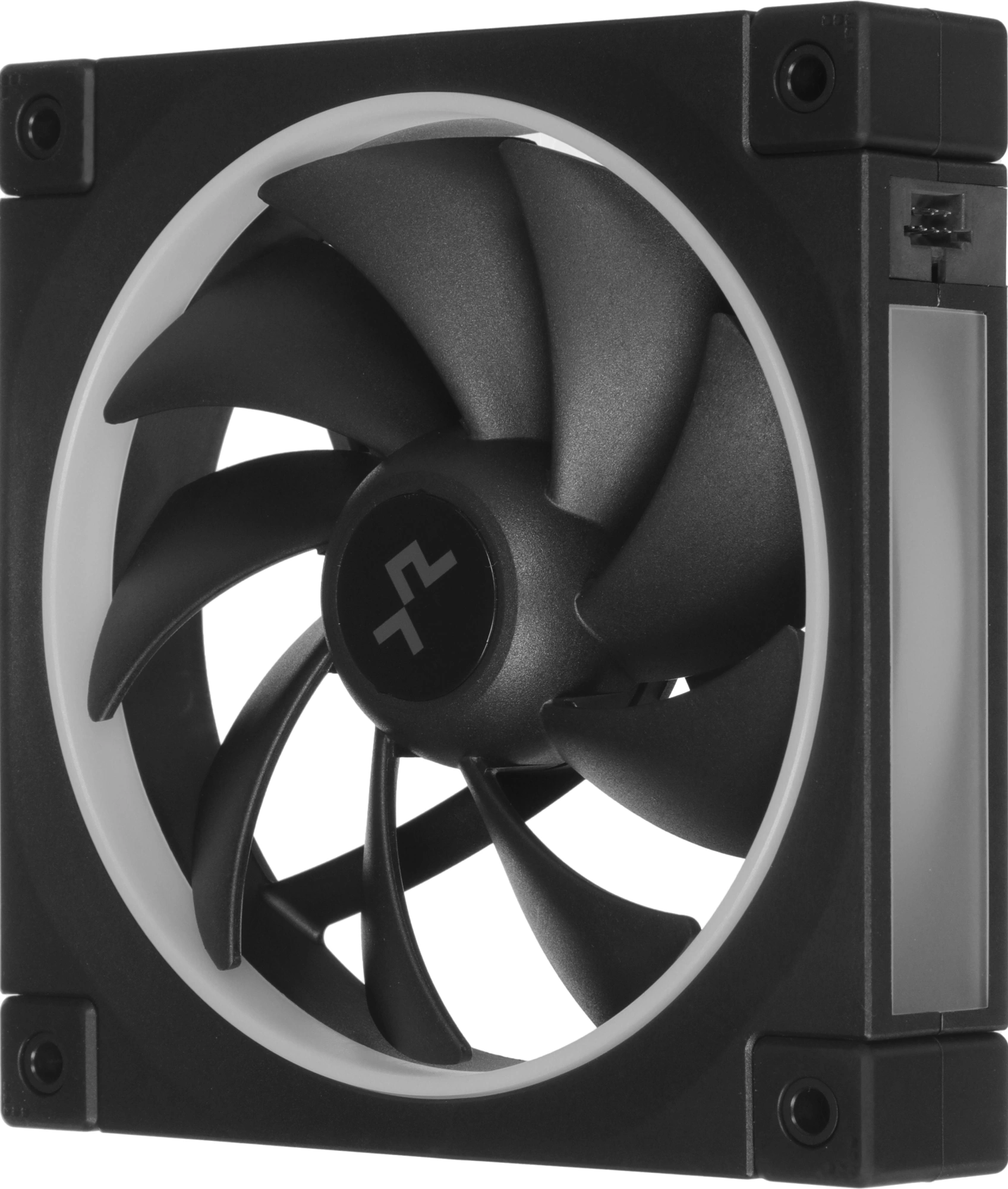 Вентилятор для корпуса Deepcool FL12 ARGB 120х120x25 черный 4-pin 32дБ (R-FL12-BKAPN1-G) Ret