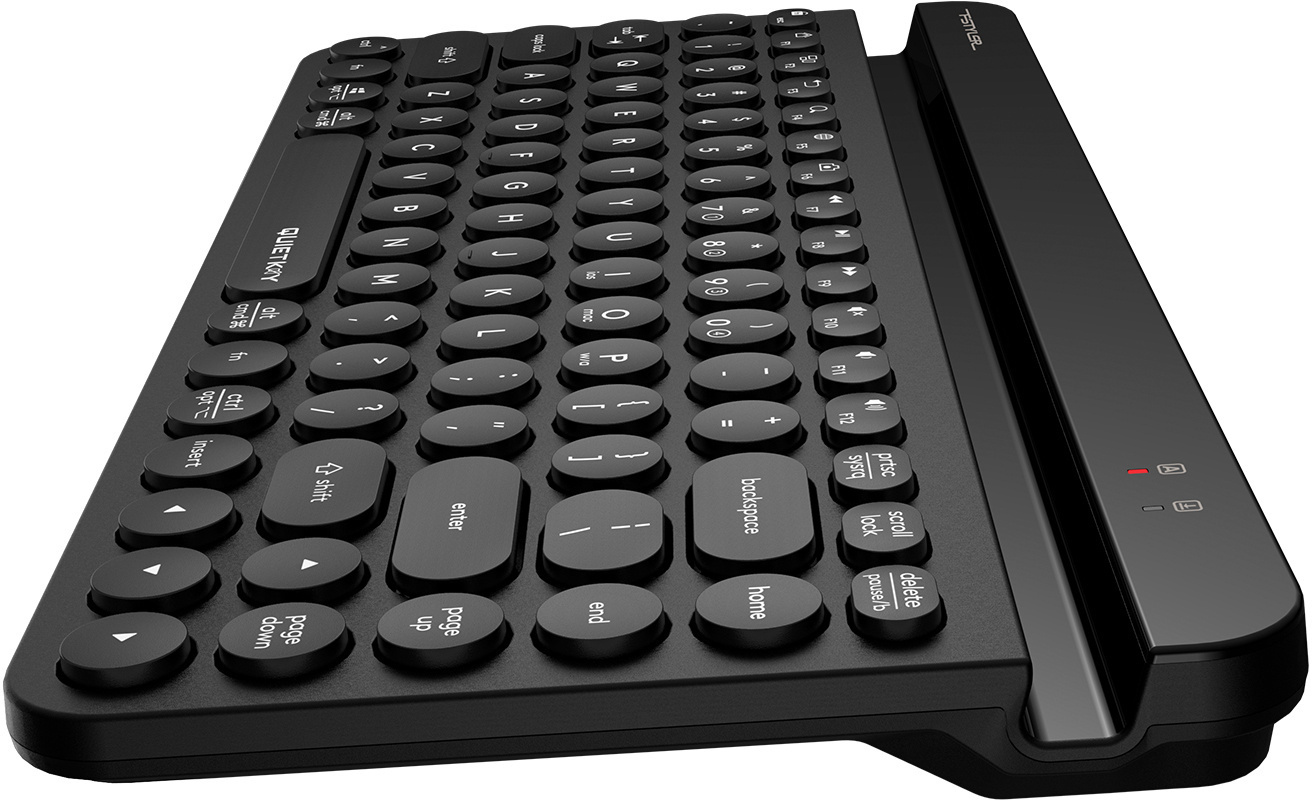 Клавиатура A4Tech FBK30 черный USB беспроводная BT/Radio slim Multimedia (FBK30 BLACK)