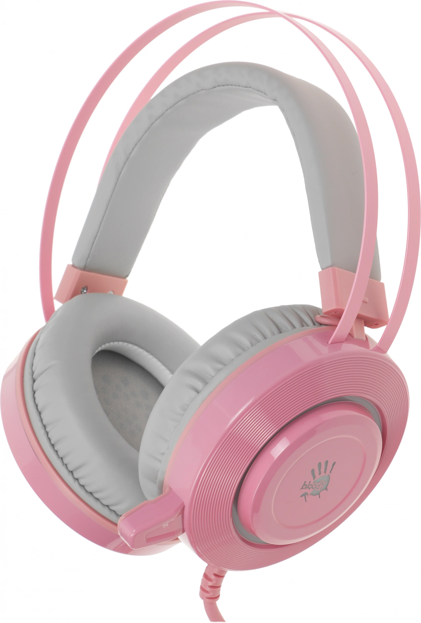 Наушники с микрофоном A4Tech Bloody G521 розовый 2.3м мониторные USB оголовье (G521 ( PINK ))