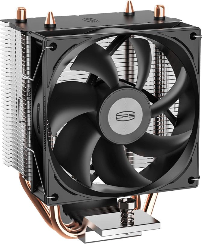 Устройство охлаждения(кулер) PcCooler R200 Soc-AM5/AM4/1200/1700/1851 серебристый/черный 3-pin 30dB Al+Cu 110W Ret (R200-XXNWYX-US)