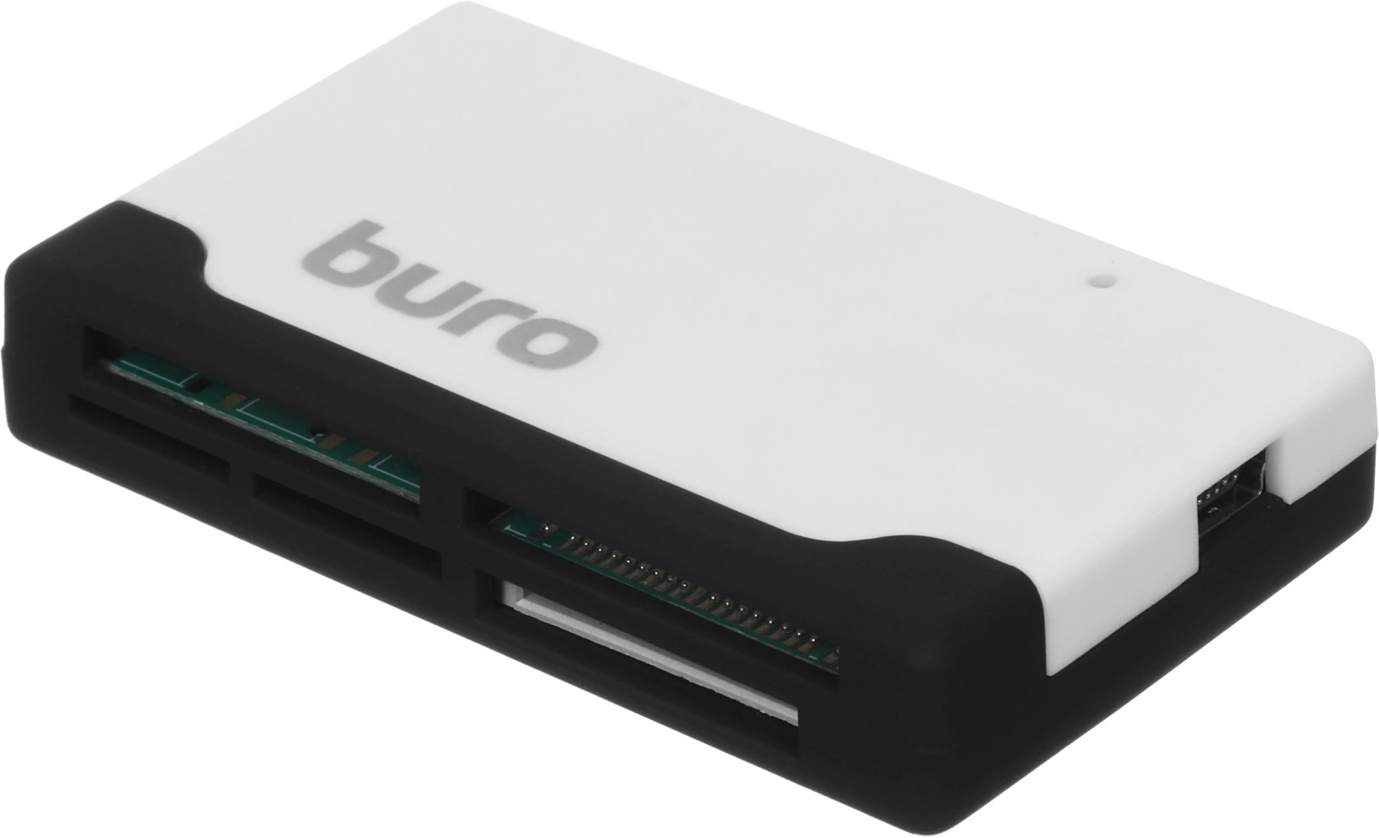 Устройство чтения карт памяти USB2.0 Buro BU-CR-2102 белый