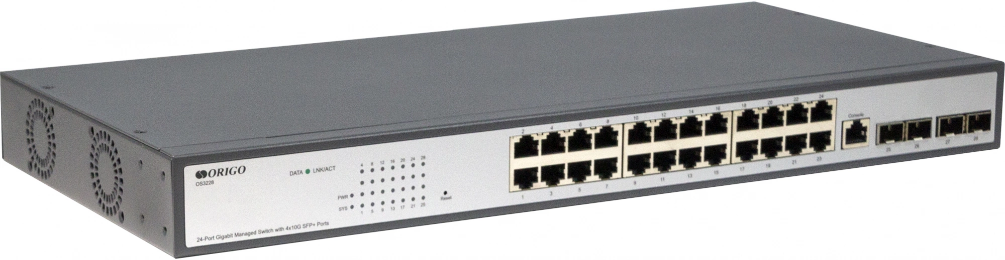 Коммутатор Origo OS3228 OS3228/A1A (L3) 24x1Гбит/с 4SFP+ управляемый