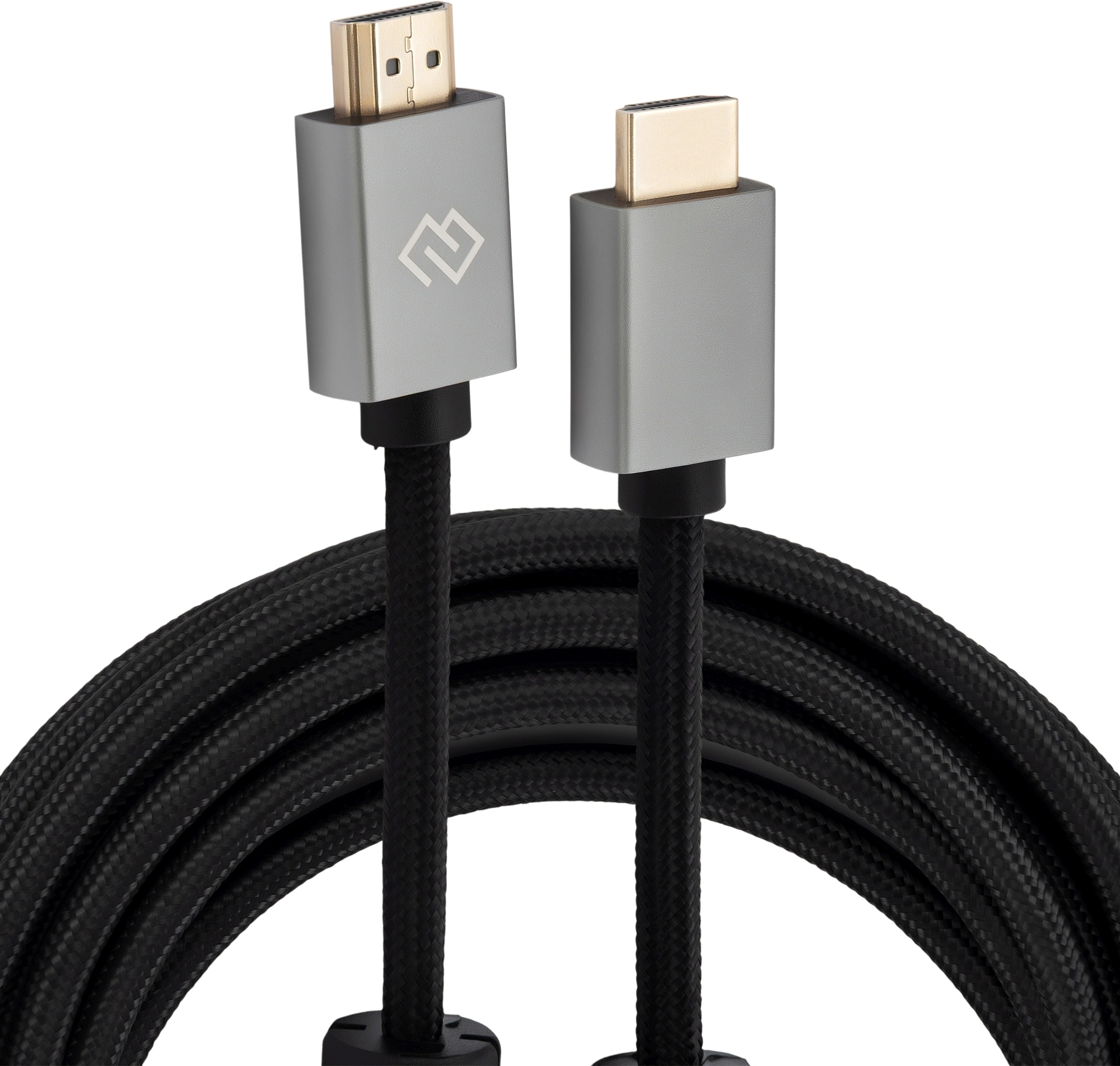 Кабель аудио-видео Digma HDMI (m)/HDMI (m) 5м. феррит.кольца позолоч.конт. черный (D-HDMI-2FF-V2.0-5M)