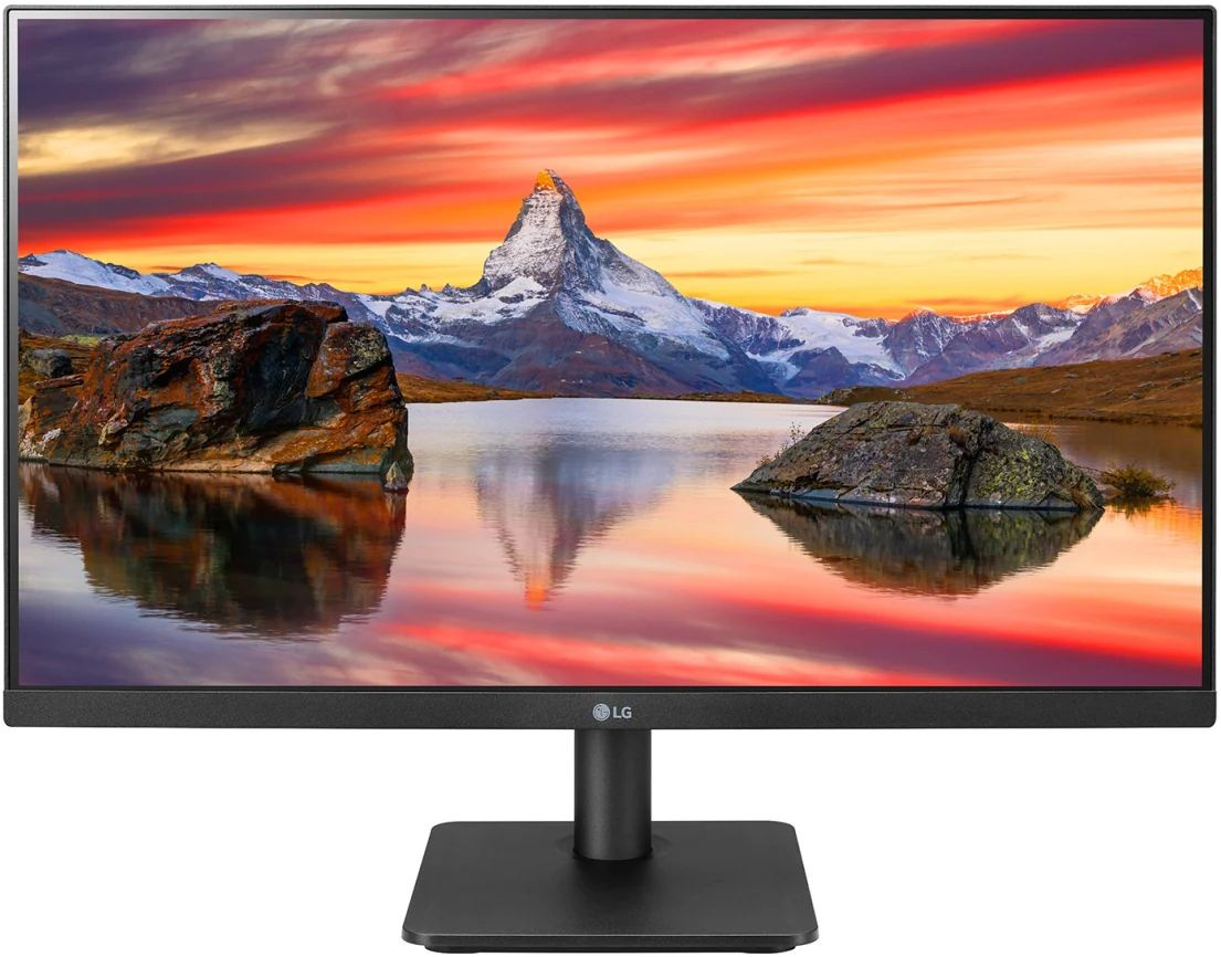 Монитор LG 23.8" 24MP400-B черный IPS LED 16:9 HDMI матовая 250cd 178гр/178гр 1920x1080 75Hz FreeSync VGA FHD 2.6кг (RUS)