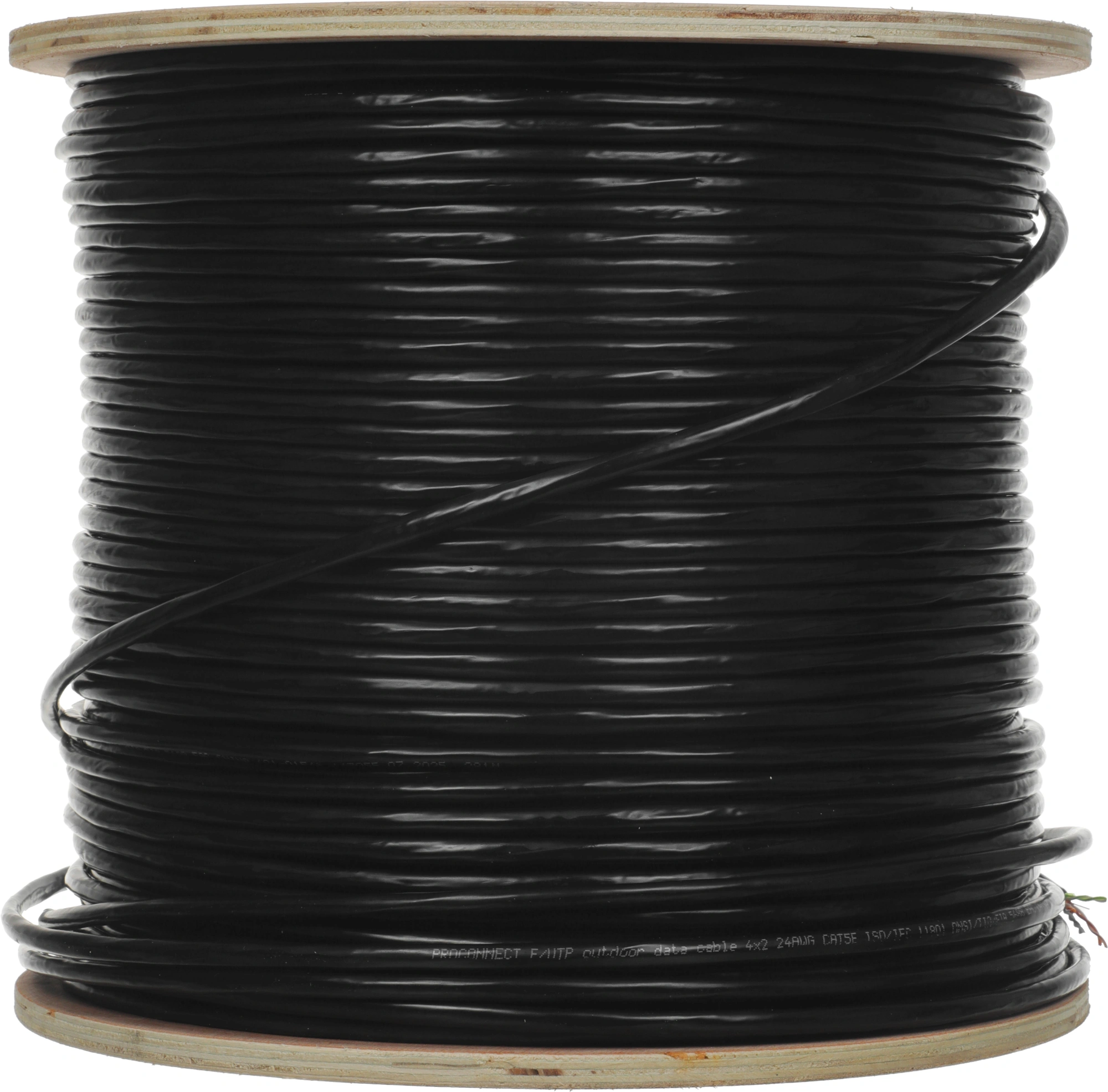 Кабель информационный PROconnect 01-0154 кат.5E FTP 4 пары 24AWG PE внешний 305м черный