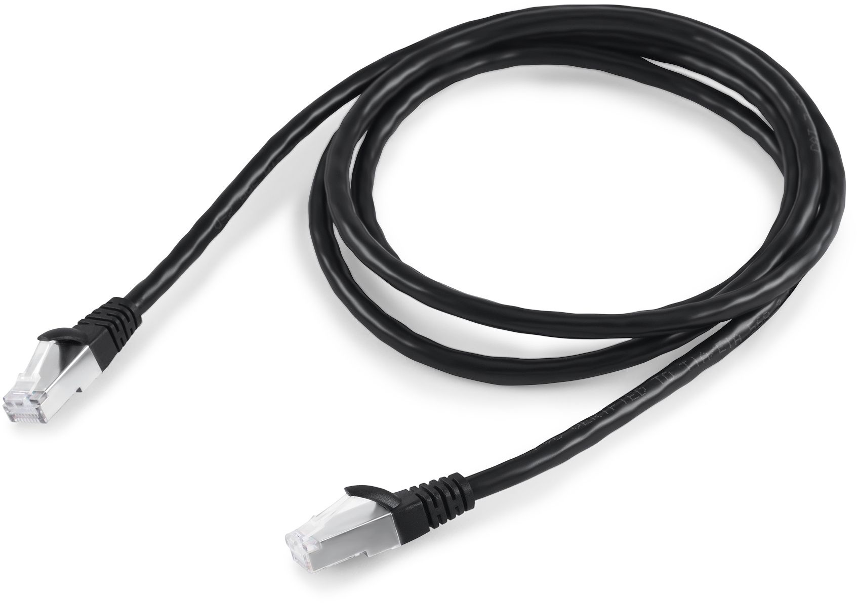 Патч-корд Buro BU-7-1.5M STP 4 пары cat.7 CCA molded 1.5м черный RJ-45 (m)-RJ-45 (m)