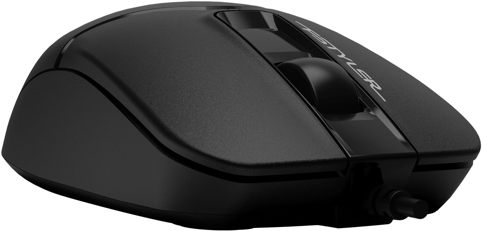 Мышь A4Tech Fstyler FM12T черный оптическая 1200dpi USB для ноутбука 2but (FM12T BLACK)